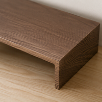 Support de moniteur en bois pour bureau, 500x200x45mm, avec rangement pour ordinateur portable, pour bureau