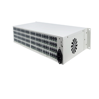 Téléphone 128 canaux fxs/fxo RJ11 avec convertisseur de voix sur fibre optique multiplexeur FE avec émetteur-récepteur vocal Ethernet