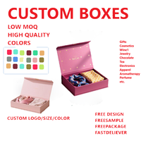 Caja Magnética Rígida de Alta Gama, Biodegradable e Impermeable, para Bufandas de Seda Hechas a Mano, con Logotipo Personalizado y Diseño Personalizable