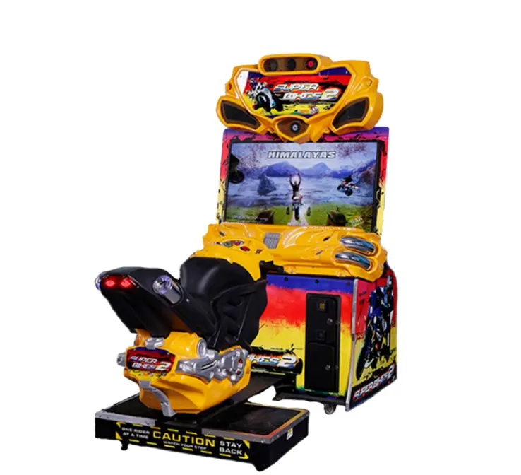 adults arcade game machine simulator racing FF motor car super bike for sale