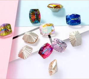 המילניום זכוכית קריסטל באיכות גבוהה rhinestone 3D צבע 13 צבע 12 פנים מוחמא 12 צבעים עבור אמנות ציפורניים רופפים - Product Image 3