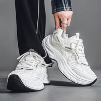 Dropshipping KS Logo personnalisé Chaussures de sport pour hommes respirantes Nouveaux styles Chaussures épaisses Hiver Printemps Été Automne Doublure en maille