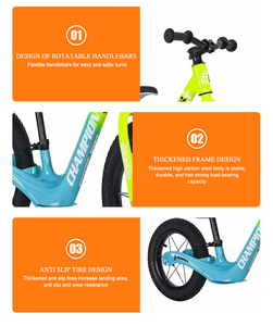 Cadre de vélo d'équilibre d'usine chinois vélos pour enfants courant 12 pouces vélo d'équilibre pour enfants sans pédales - Product Image 6