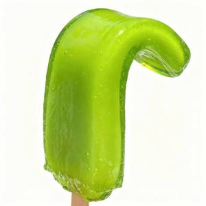 Oferta Especial: Helado en Forma de Lengua Verde con Sabor a Frutas (Manzana, Fresa, Uva, Mango, Maracuyá) en Bolsa de 70g - Product Image 1