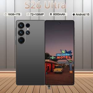 هاتف ذكي 5G S26 Ultra غير مقفل بشريحتين، يعمل بنظام أندرويد 14، بطارية طويلة العمر 4000 مللي أمبير، معالج ثماني النواة، شاشة HD مقاس 1.7 بوصة - Product Image 3