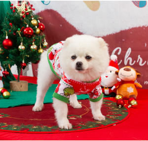 <span class=keywords><strong>Prix</strong></span> usine Noël Chien Vêtements Nouveau Designer XS-L Taille Chien Chandails Polyester En Gros Stock Vacances Vêtements - Product Image 1