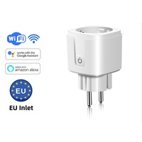 Prise Intelligente Portable Compatible avec Télécommande, Compteur de Puissance 20A, Minuteur Électrique Sans Fil Tuya WiFi