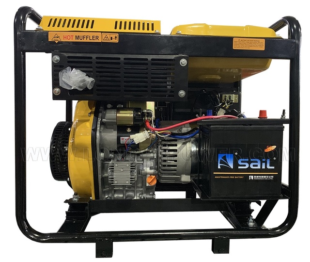 KIPOR KDE Generator KDE6500E 186FA 7KVA 6KVA 5KVA 4KVA 3KVA Open Frame Type Diesel AC Single Three Phase Generator