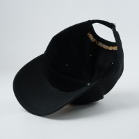 Groothandel Custom 6 Panel Sport Klassiekers Vader Hoed Hoge Kwaliteit Borduurwerk Logo Zwart Katoen Gorras Heren Vrouwen Baseball Cap
