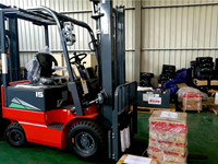 Chariot élévateur électrique CPD15 1,5 tonne, batterie lithium, mât standard 3m, homologué CE, chariot élévateur pour la manutention des matériaux en entrepôt