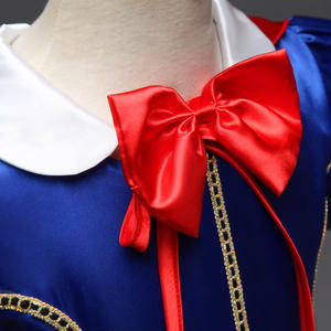 Abito da Principessa <span class=keywords><strong>Biancaneve</strong></span> con Maniche a Sbuffo, Collo a Risvolto, Fiocco in Tulle, Set di Accessori Adatti all'Età per le Vacanze Natalizie delle Ragazze - Product Image 4