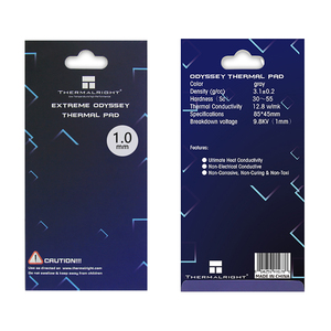 Almohadilla térmica 100% original, 12,8 <span class=keywords><strong>W</strong></span>/<span class=keywords><strong>mK</strong></span>, 85x45x0,5, 1,0, 1,5, 2,0, 2,5, 3,0, para CPU, GPU - Product Image 1