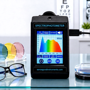 Espectrómetro de Transmitancia de Luz Electrónico Portátil SIPL650T para Pruebas de Lentes de Gafas en Laboratorio - Product Image 1