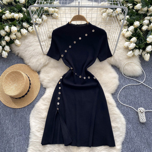 black formal dress strapless Strapless Trumpet/Mermaid Black Split Formal Dresses
