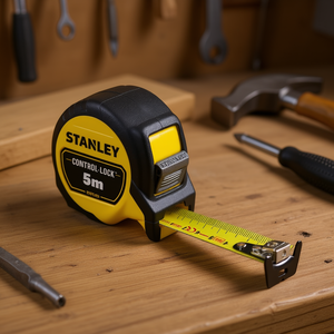Ruban à mesurer Stanley Control Lock 5m avec crochet métallique pour des mesures précises - Product Image 3