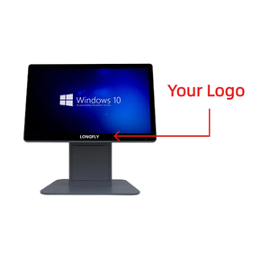 Longfly เทอร์มินัล POS ออลอินวัน X590เครื่องลงทะเบียนเงินสดขนาด15.6 "นิ้ว Intel Celeron J6412 Quad Core 2.0GHz Windows OS NFC Bluetooth 5.2 - Product Image 2