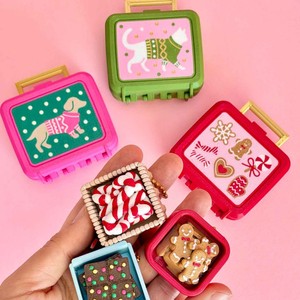 FUSEJOYSimulation Boîte de pâtisserie Clicker Keychain Set Jouet de décompression alimentaire imprimé en 3D Ornement créatif portable - Product Image 4