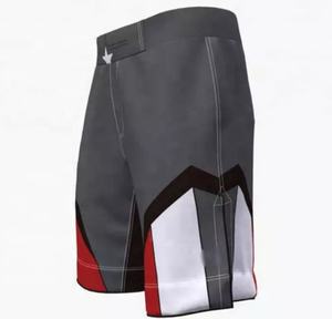 Pantalones cortos MMA de diseño básico impresos personalizados, ropa de lucha en blanco para artes marciales - Product Image 2