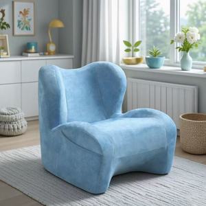 Poltrona da Lettura per Bambini con Supporto Lombare, Ecologica, Portatile, Stile Camera da Letto, Divanetto Singolo - Product Image 2