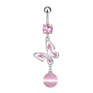 Venta Directa <span class=keywords><strong>de</strong></span> Fabricante: Anillo <span class=keywords><strong>de</strong></span> <span class=keywords><strong>Ombligo</strong></span> <span class=keywords><strong>de</strong></span> Acero Inoxidable con Zirconia, Joyería Corporal para Piercing, Anillo <span class=keywords><strong>de</strong></span> <span class=keywords><strong>Ombligo</strong></span> Transfronterizo - Product Image 6