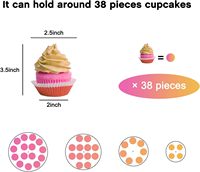 Support à cupcakes en acrylique transparent à éclairage LED étincelant-Idéal pour les fêtes et les célébrations