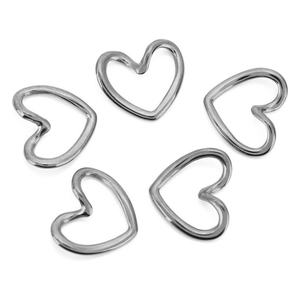 Breloque Cœur de Luxe en Acier Inoxydable Plaqué Or 14k 18k, Anti-ternissement et Étanche, pour la Fabrication de Bijoux – Création par un Fabricant Spécialisé - Product Image 4