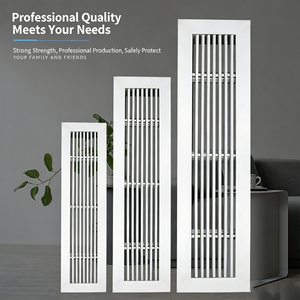 <span class=keywords><strong>Grille</strong></span> de <span class=keywords><strong>ventilation</strong></span> <span class=keywords><strong>rectangulaire</strong></span> en alliage d'aluminium moderne haut de gamme, personnalisée en usine, pour CVC, <span class=keywords><strong>grille</strong></span> de <span class=keywords><strong>ventilation</strong></span> linéaire 4x10 - Product Image 3