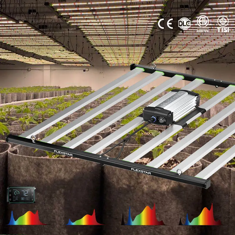 2024 Full Spectrum 720W 800W Foldable Led Plant Grow Light for Vegetables Dimmable Led Grow Lights