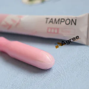 Wholesale Vaginal Cleaning Tampon Top Selling Regular Absorption Organic Cotton Applicator Tampons