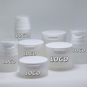 Nouveauté : Flacons pompe sans air en PP de 30 ml et 100 ml, pots en plastique blanc pour crème visage cosmétique 150 g - Product Image 1
