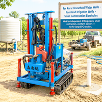 Machine de forage de puits d'eau puissante de 22/25/28/30/35 CV avec moteur diesel, portée 100m, 150m, 180m, vente directe usine CE