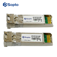 Module vidéo SFP Sopto 12G SDI, double émetteur 1310nm 20km, interface LC, transceivers à fibre optique pour applications FTTX