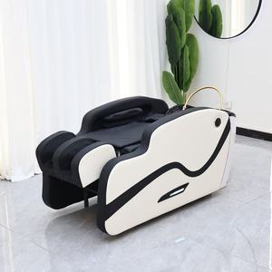 Intelligent electric massage shampoo <b>bed</b>, fully automatic water circulation steam head therapy <b>bed</b> for hair salons and beauty pa - Product Image 5