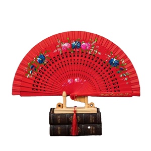Promotional Custom Small Quantity Folding Hollow-carved Design Wood <b>Hand</b> <b>Fan</b> for Event and Party <b>Hand</b> <b>Fan</b> - Product Image 1