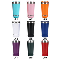 Gobelet isotherme intelligent en acier inoxydable 304 de 16 oz avec logo personnalisé, ouvre-bouteille intégré, pour bière et café de voyage