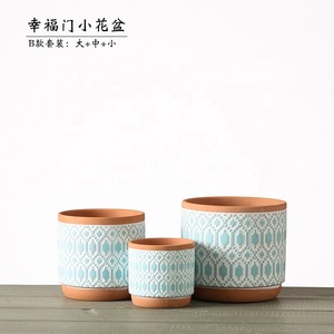 Fournitures de jardin intérieur extérieur petite fleur succulente Pots de plantes vertes blanc mat grands pots <span class=keywords><strong>en</strong></span> <span class=keywords><strong>terre</strong></span> <span class=keywords><strong>cuite</strong></span> planteur - Product Image 4
