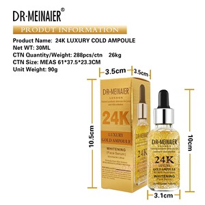 Sérum visage 24K Gold blanchissant hydratant sérum Anti-âge essence de soin de la peau - Product Image 6
