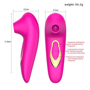 Vente en gros d'usine 5 modes de succion, bâton de masturbation doux et provocateur, vibrateur de marée, succion clitoridienne pour femmes adultes - Product Image 5