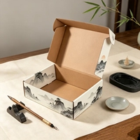 Boîtes d'emballage personnalisées en carton ondulé rigide extra épais, écologiques et recyclables, finition mate, pour vêtements Hanfu