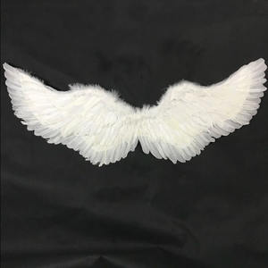 2022 Enfants Halloween Noël Blanc 3pcs <span class=keywords><strong>Halo</strong></span> Ange Plume Angle Ailes CARR-043 - Product Image 3