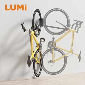 <span class=keywords><strong>Porte</strong></span>-vélo mural LBM11-01 <span class=keywords><strong>porte</strong></span>-vélo avec système de stockage de plateau de pneu support de vélo crochet cintre pour <span class=keywords><strong>Garage</strong></span> intérieur 2 Pack - Product Image 1