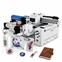 Imprimante UV 6090 pour films A et B, imprimante d'étiquettes automatique grand format rouleau-à-rouleau, impression couleur, AC 220V
