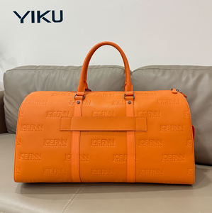 Sac de voyage YIKU durable et tendance, personnalisable avec logo, sac de <span class=keywords><strong>week</strong></span>-<span class=keywords><strong>end</strong></span>, sac de voyage de nuit, sac en cuir PU design, logo imprimé unisexe - Product Image 4