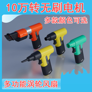 Mini Ventilador Turbo Portátil con Motor DC, Alimentado por Batería, Diseño Compacto para Uso en Auto, Oficina y Estudio - Product Image 2