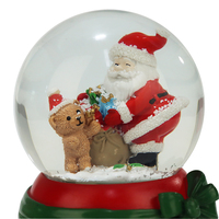 Boule à neige de Noël-Décor de boules de neige festives fait à la main pour souvenirs de cadeaux de vacances, ornement de bureau et décorations pour la maison