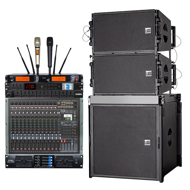 KA110 Professional 10" Line Array Speaker - Neodymium High-SPL Passive Loudspeaker for Stage & Installation