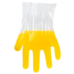 Guantes desechables de grado alimenticio, película plástica de PE gruesa, resistente al aceite, para catering, cocinas y sushi, personalizables - Product Image 1