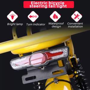 Kit LED SZFJ de 48V para luces intermitentes delanteras y traseras de <span class=keywords><strong>bicicleta</strong></span> eléctrica con bocina de alarma y <span class=keywords><strong>luz</strong></span> para uso en <span class=keywords><strong>bicicleta</strong></span> - Product Image 4