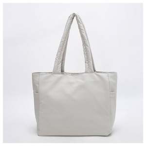 Sac à main matelassé léger et décontracté de grande capacité, couleur unie, multi-poches, pour le travail - Product Image 5