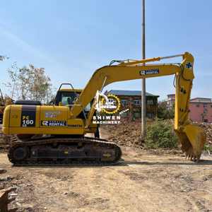 Haute qualité utilisé Komatsu PC160-7 hydraulique pelle sur chenilles japon marque composants-moteur moteur boîte de vitesses pompe hydraulique pour - Product Image 4